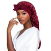 Satin Long Tail Sleep Bonnet for Women