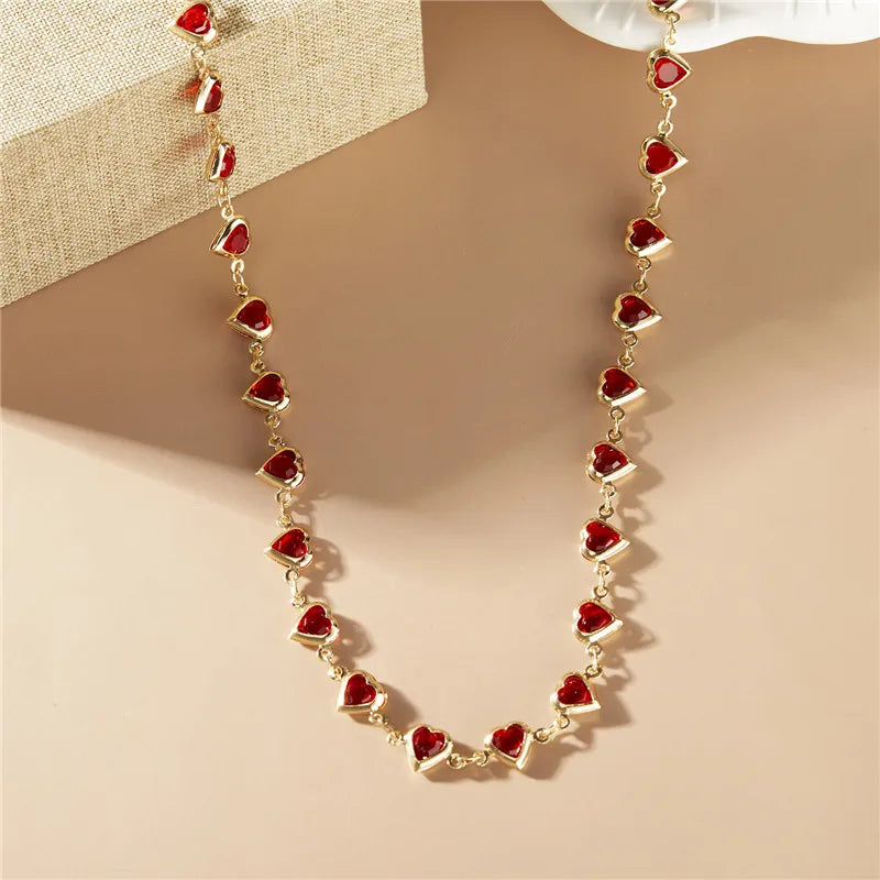 Exquisite Heart Shaped Charm Bracelet