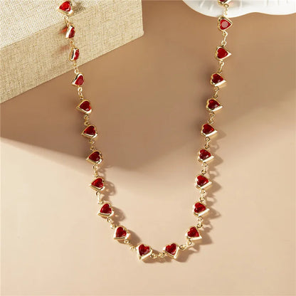 Exquisite Heart Shaped Charm Bracelet