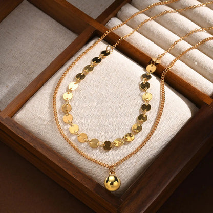 Ball Pendant Chain Choker