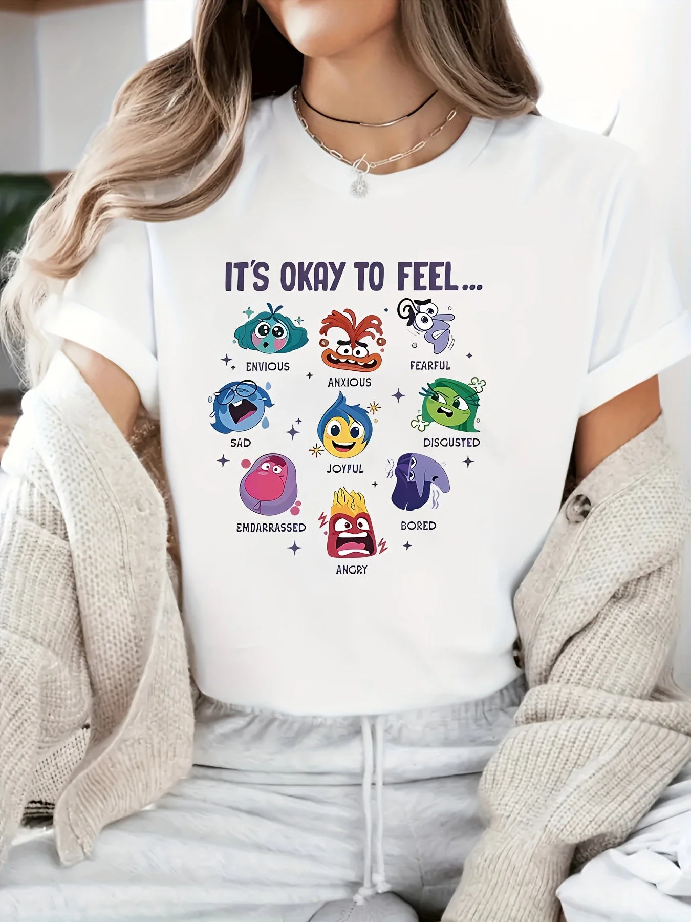 Women's Plus Size Emotions T-Shirt