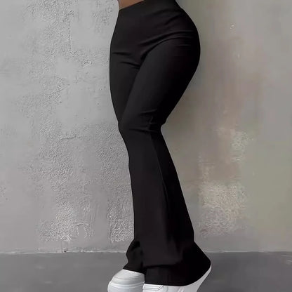 Simple Fashion Slim Ribbed Leggings