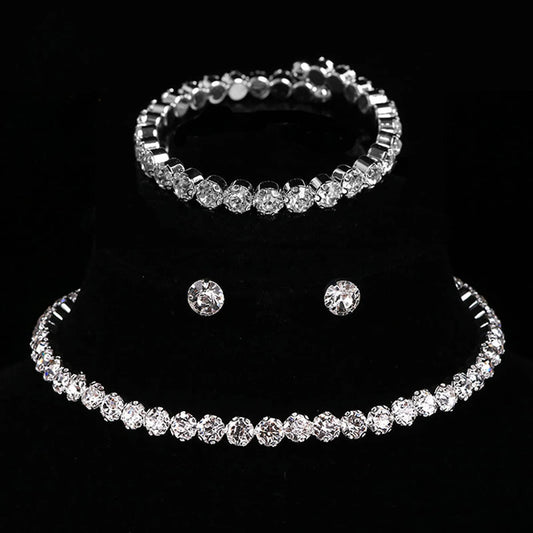 3 Piece Rhinestone Set