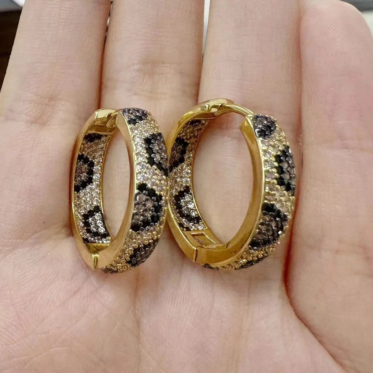 Leopard Print Earrings