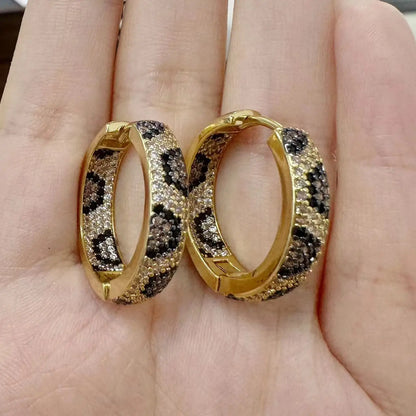Leopard Print Earrings