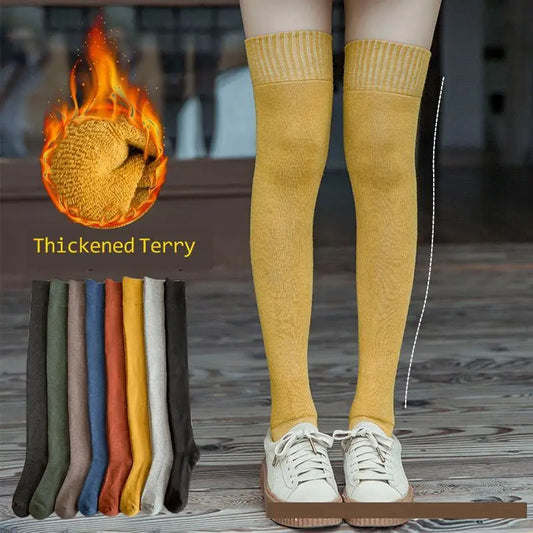 Winter Long Cotton Thick Stockings