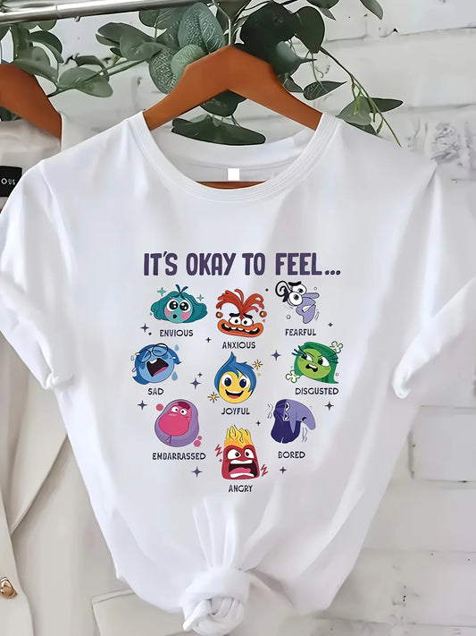 Women's Plus Size Emotions T-Shirt