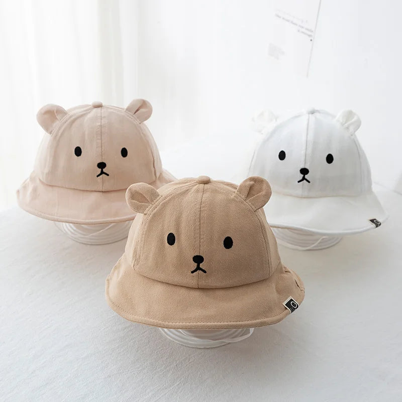 Cute Bear Baby Bucket Hats