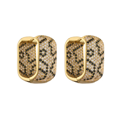 Leopard Print Earrings