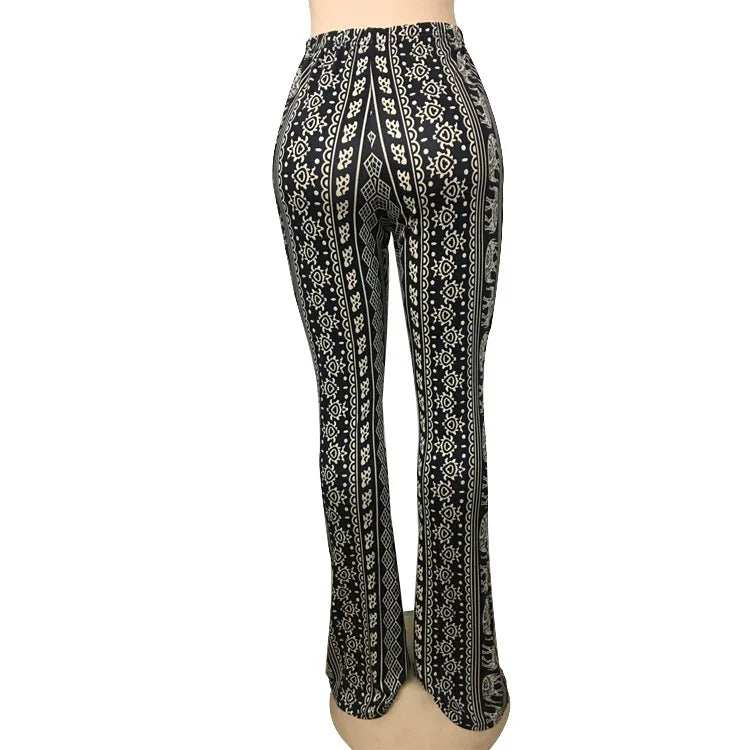 Bohemian Micro-flared Pants