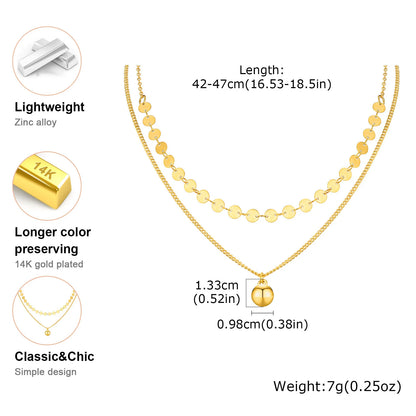 Ball Pendant Chain Choker