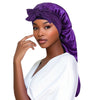 Satin Long Tail Sleep Bonnet for Women