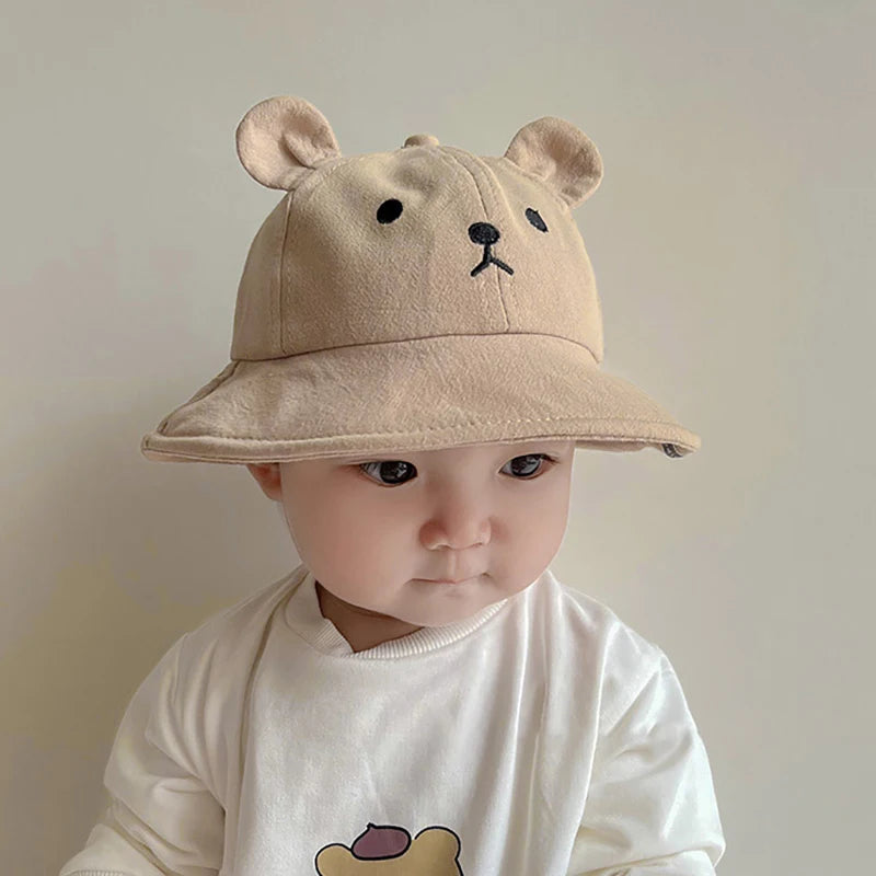 Cute Bear Baby Bucket Hats