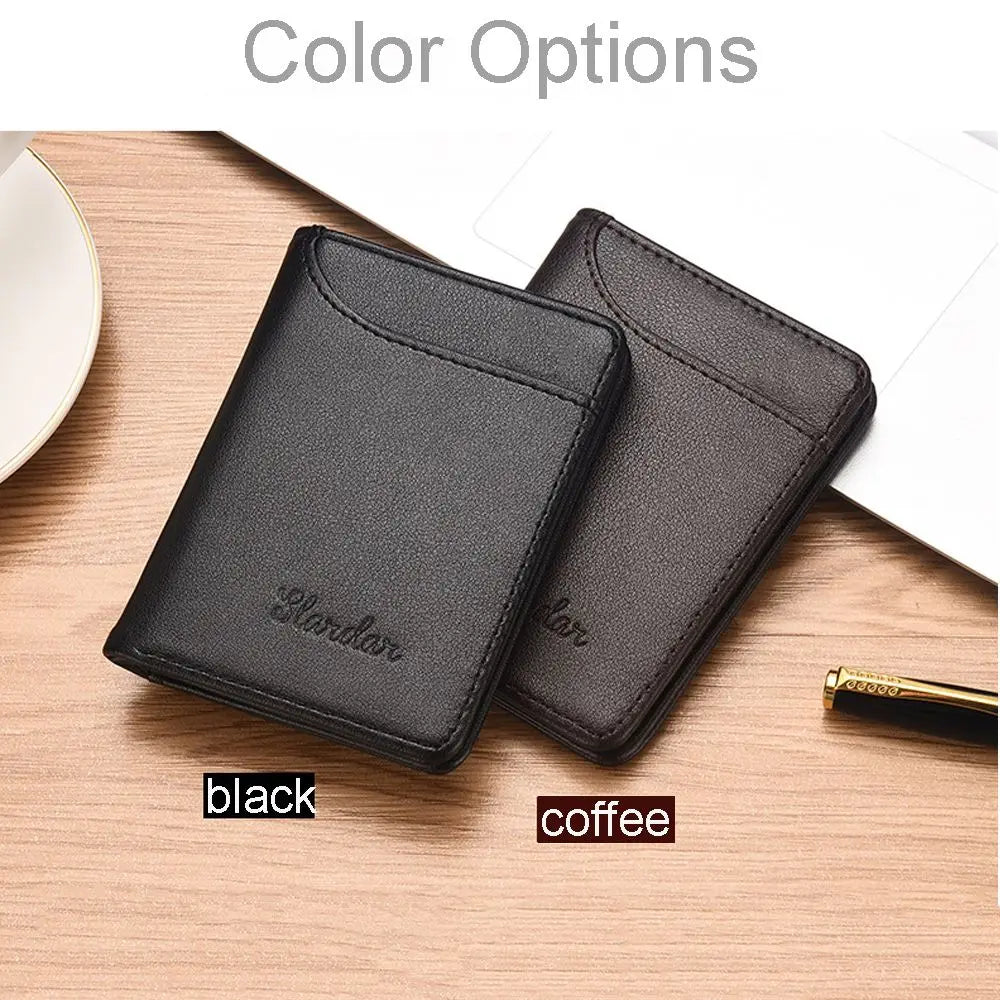 Slim Leather Bifold Wallet