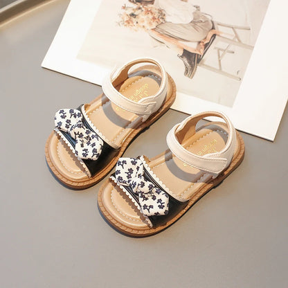 Children's Fashion Sweet Bowknot Open Toe Sandals