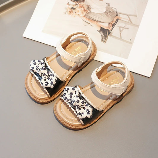 Children's Fashion Sweet Bowknot Open Toe Sandals