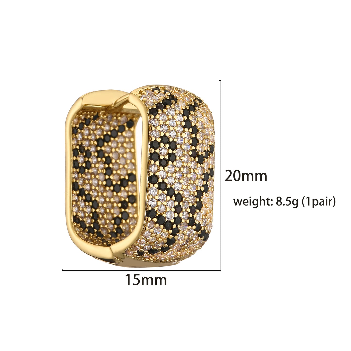 Leopard Print Earrings