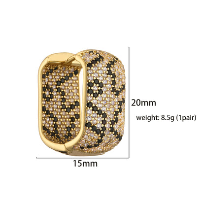 Leopard Print Earrings