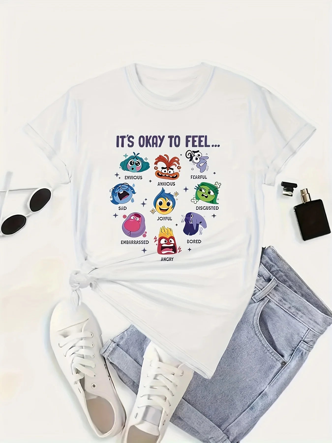 Women's Plus Size Emotions T-Shirt