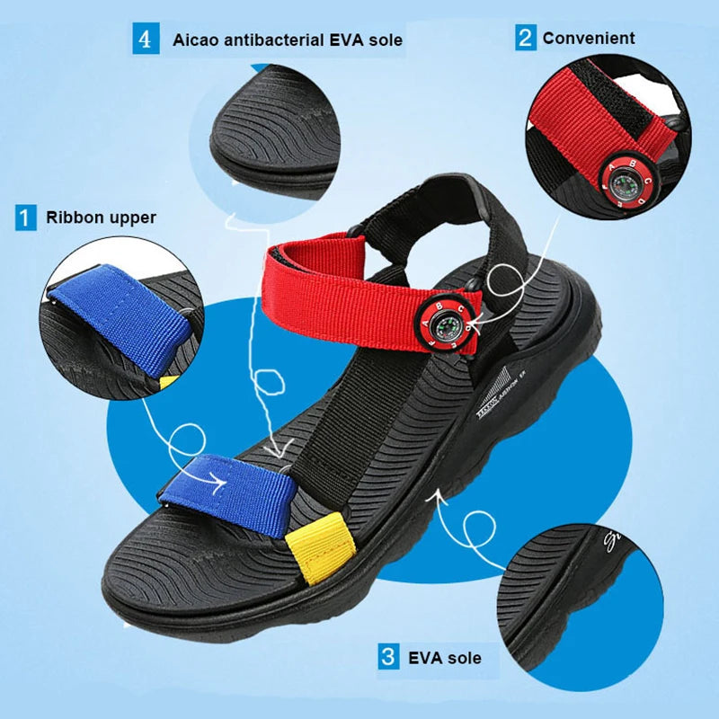 Open Toe Beach Sandals