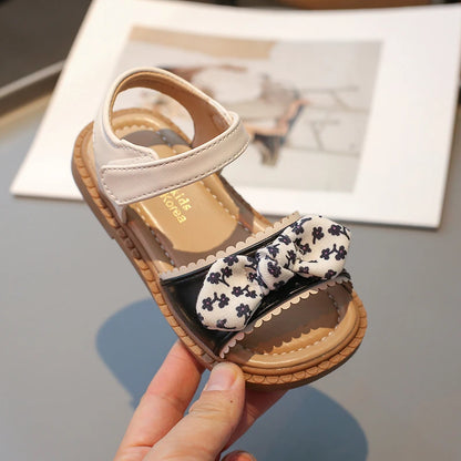 Children's Fashion Sweet Bowknot Open Toe Sandals