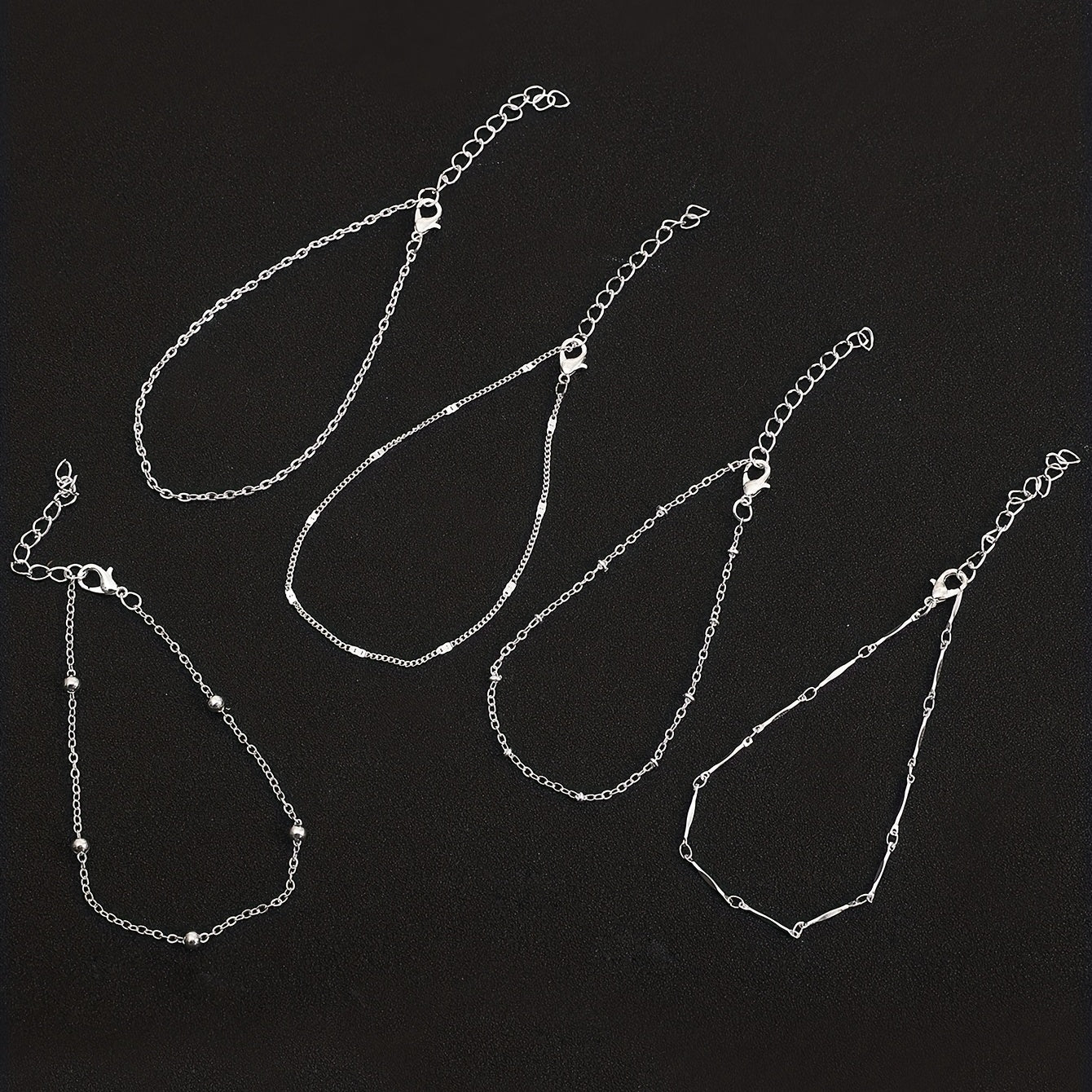 Simple And Stylish Five-layer Anklet