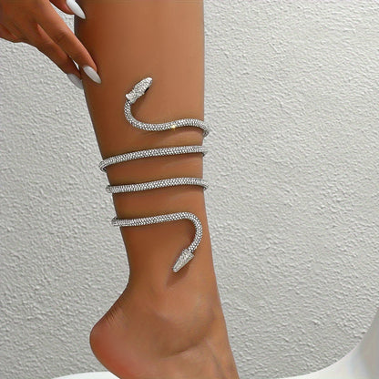 Rhinestone Chain Anklet