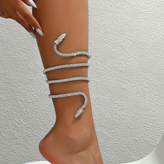 Rhinestone Chain Anklet