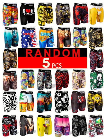 5pcs Boxer Briefs